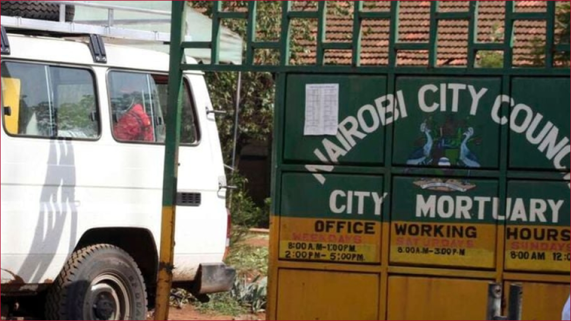 File photo of the City Mortuary entrance.